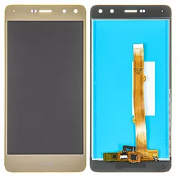 Дисплей Huawei Y5 2017, Y5 III, Y5 3, Y6 2017, Nova Young, Honor 6 Play с тачскрином, Gold - фото Дисплей Huawei Y5 2017, Y5 III, Y5 3, Y6 2017, Nova Young, Honor 6 Play с тачскрином, Gold