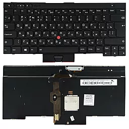 Клавиатура для ноутбука Lenovo IBM Thinkpad X230 X230i X230T L430 L530 T430 T430i T430s T530 T530i W530 PWR подсветка Г-образный Enter 04X1360 черная