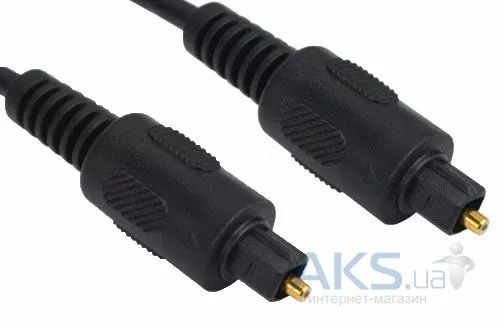 Оптический аудио кабель TCOM Toslink М/М Cable 1.5 black - фото 1