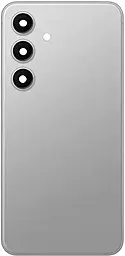 Задняя крышка корпуса Samsung Galaxy S24 FE S721 со стеклом камеры Gray - фото Задняя крышка корпуса Samsung Galaxy S24 FE S721 со стеклом камеры Gray