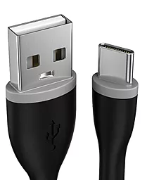 USB Кабель Satechi Flexible Charging Type-C Cable 0.15 m Black (ST-FCC6B)