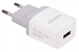 Сетевое зарядное устройство Maxxter 2.1a home charger white (UC-24A)