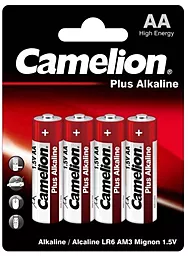 Батарейки Camelion Plus Alkaline AA/LR6 BP4 4шт. (C-11000406) - фото Батарейки Camelion Plus Alkaline AA/LR6 BP4 4шт. (C-11000406)