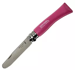 Ніж Opinel №7 "My First Opinel" (001699) Рожевий - фото Ніж Opinel №7 "My First Opinel" (001699) Рожевий