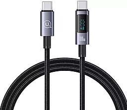 Кабель Usams US-SJ671 USB Type-C - Type-C 100w 5a 1.2м PD cable Tarnish - фото Кабель Usams US-SJ671 USB Type-C - Type-C 100w 5a 1.2м PD cable Tarnish
