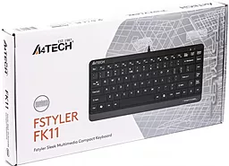 Клавіатура A4Tech FK11 USB Grey - мініатюра 4 Клавіатура A4Tech FK11 USB Grey - мініатюра 4