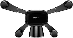 Тримач з автозатисканням Baseus Horizontal Screen Gravity Holder Black (SUYL-HP01) - фото Тримач з автозатисканням Baseus Horizontal Screen Gravity Holder Black (SUYL-HP01)