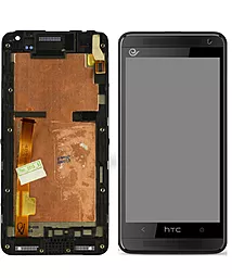 Дисплей HTC Desire 609, Desire 609d с тачскрином и рамкой, Black - фото Дисплей HTC Desire 609, Desire 609d с тачскрином и рамкой, Black