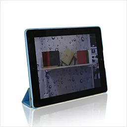 Чехол для планшета JisonCase Executive Smart Cover for iPad 4/3/2 Blue (JS-IPD-06H40) - миниатюра 6