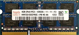 Оперативна пам'ять для ноутбука Hynix SoDIMM DDR3 4GB 1600MHz (HMT351S6CFR8C-PBN0)