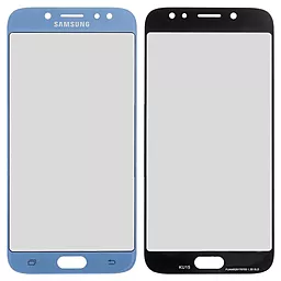 Корпусное стекло дисплея Samsung Galaxy J7 J730F 2017 (с OCA пленкой) Blue - фото Корпусное стекло дисплея Samsung Galaxy J7 J730F 2017 (с OCA пленкой) Blue