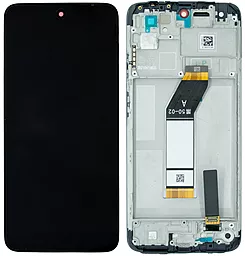 Дисплей Xiaomi Redmi 10 2021 с тачскрином и рамкой,  Black