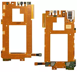 Шлейф Nokia Lumia 920 межплатный с камерой и SIM-держателем Original - фото Шлейф Nokia Lumia 920 межплатный с камерой и SIM-держателем Original