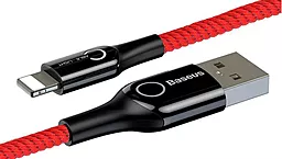 Кабель Baseus Intelligent Power-Off USB-A - Lightning 12w 2.4a 1м cable Red (CALCD-09) - миниатюра 2 Кабель Baseus Intelligent Power-Off USB-A - Lightning 12w 2.4a 1м cable Red (CALCD-09) - миниатюра 2