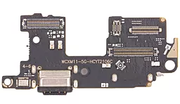 Нижня плата Xiaomi Mi 11 з роз'ємом зарядки, Sim-картки, мікрофоном Original