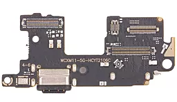 Нижняя плата Xiaomi Mi 11 с разъемом зарядки, Sim-карты, микрофоном Original - фото Нижняя плата Xiaomi Mi 11 с разъемом зарядки, Sim-карты, микрофоном Original