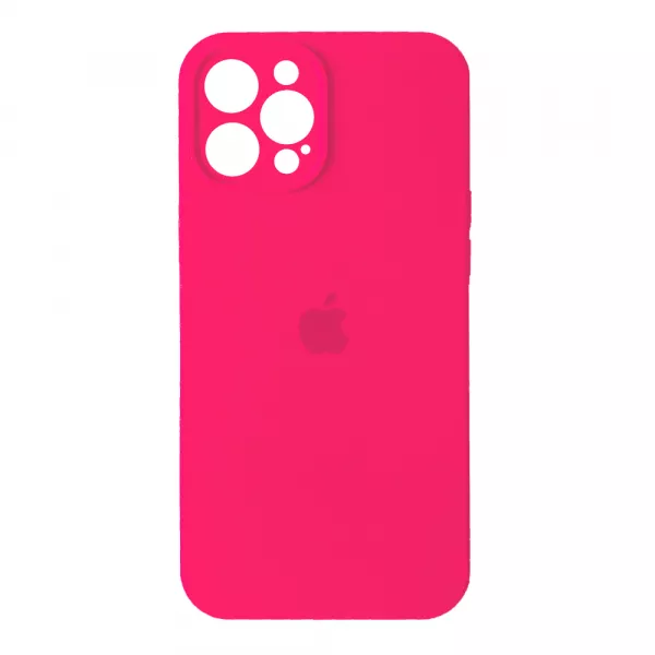 Чехол Silicone Case Full Camera для Apple iPhone 14 Pro Max  hot pink - фото 1