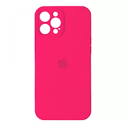 Чехол Silicone Case Full Camera for Apple IPhone 14 Pro Max hot pink