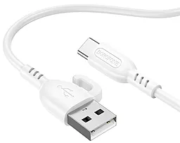 Кабель Borofone BX91 USB-A - Type-C 15w 3a 1м cable White - мініатюра 2