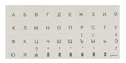 Наклейка на клавиатуру Brain прозрачная серебристая (STBRTRSILVER)