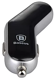 Автомобильное зарядное устройство Baseus 2USB Car charger 2.4A Grey/Silver (smart-thin business series)