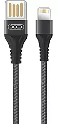 Кабель XO NB118 USB-A - Lightning 10.5w 1м cable Black - фото Кабель XO NB118 USB-A - Lightning 10.5w 1м cable Black