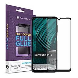 Захисне скло MAKE Full Cover Full Glue для Samsung M127 Galaxy M12  Clear (MGFSM12)