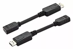 Видео переходник (адаптер) DisplayPort - HDMI v1.2 1080p 60hz 0.15m black (AK-340400-001-S) Digitus