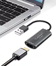 Видео переходник (адаптер) Earldom ET-W17 HDMI(F) - USB(M) - миниатюра 2