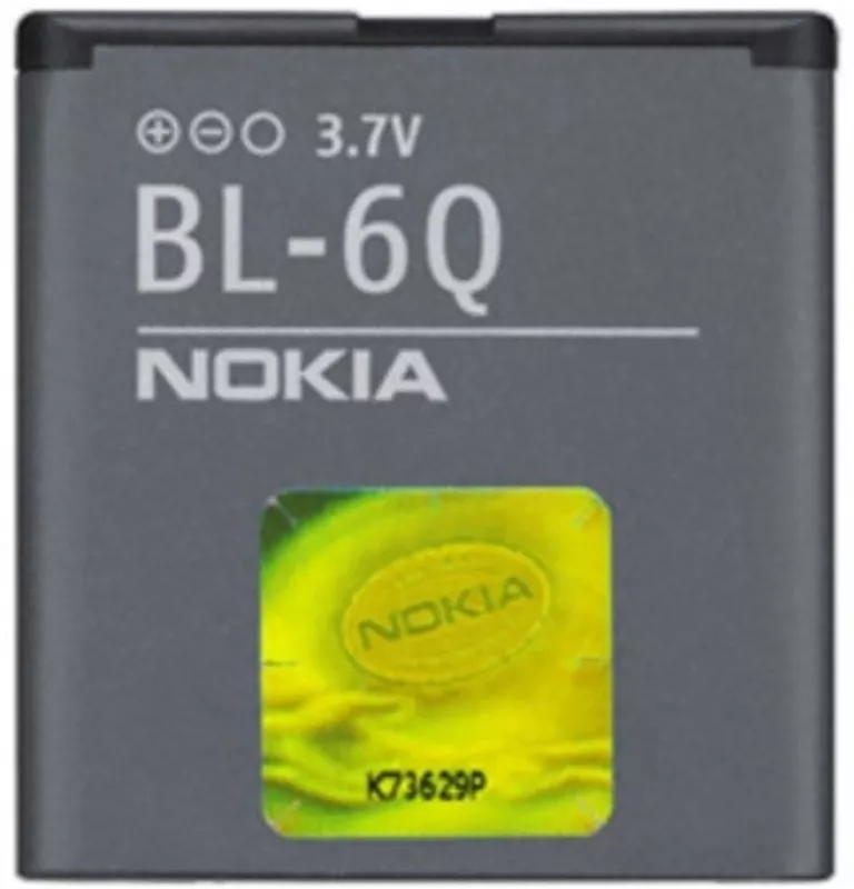 Акумулятори для телефону Nokia BL-6Q фото