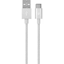Кабель Ttec Alumicable USB-A - Type-C 12w 2.4a 1м cable Silver (2DK18G) - фото Кабель Ttec Alumicable USB-A - Type-C 12w 2.4a 1м cable Silver (2DK18G)