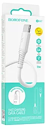 Кабель Borofone BX47 USB-A - Type-C 15w 3a 1м cable White - миниатюра 3 Кабель Borofone BX47 USB-A - Type-C 15w 3a 1м cable White - миниатюра 3