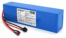 Акумуляторна батарея QiSuo QS-4810 48V 10A з елементами Li-ion 18650 DC: 5.5x2.1 T-2HQ
