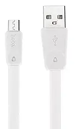 Кабель Hoco x9 High Speed USB-A - micro USB 12w 2.4a 2м cable White - фото Кабель Hoco x9 High Speed USB-A - micro USB 12w 2.4a 2м cable White