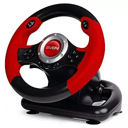Руль с педалями Sven GC-W400 Black/Red - миниатюра 2