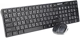 Комплект (клавіатура+мишка) REAL-EL Comfort 9010 Kit USB (EL123100034) Black