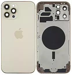 Корпус для Apple iPhone 12 Pro Max full kit Original - знятий з телефону Gold