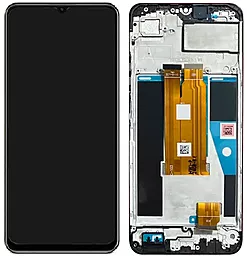 Дисплей Realme C61 с тачскрином и рамкой, Black - фото Дисплей Realme C61 с тачскрином и рамкой, Black