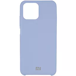 Чехол Epik Silicone Cover Full Protective (AAA) Xiaomi Mi 11 Lite Lilac Blue