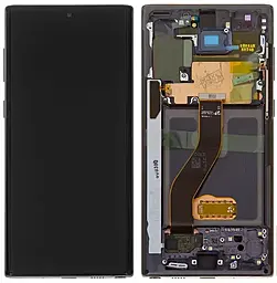 Дисплей Samsung Galaxy Note 10 N970 з тачскріном і рамкою, (TFT, без функції відбитка пальця), Black - фото Дисплей Samsung Galaxy Note 10 N970 з тачскріном і рамкою, (TFT, без функції відбитка пальця), Black