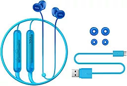 Наушники TCL SOCL300 Wireless In-Ear Ocean Blue (SOCL300BTBL-EU) - миниатюра 6