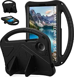 Чехол для планшета BeCover Protected Cover с креплением для Xiaomi Redmi Pad SE 8.7" Black (712494) - фото Чехол для планшета BeCover Protected Cover с креплением для Xiaomi Redmi Pad SE 8.7" Black (712494)