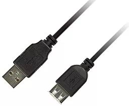 Кабель (шлейф) Piko USB 2.0 AM-AF 3M Black (1283126474118)
