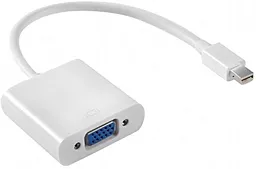 Відео перехідник (адаптер) Cablexpert Mini DisplayPort - VGA M-F 0.15м White (A-mDPM-VGAF-02-W) - мініатюра 2