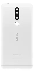 Задня кришка корпусу Nokia 3.1 Plus Dual Sim TA-1104 зі склом камери Original White