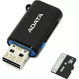 Карта пам'яті ADATA microSDXC 64GB Premier Class 10 UHS-I U1 (AUSDX64GUICL10-ROTGMBK) - фото Карта пам'яті ADATA microSDXC 64GB Premier Class 10 UHS-I U1 (AUSDX64GUICL10-ROTGMBK)