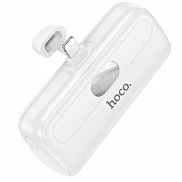 Повербанк Hoco J116 Pocket 5000 mAh Lightning White - фото Повербанк Hoco J116 Pocket 5000 mAh Lightning White