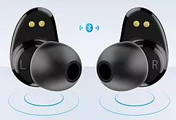 Навушники Rock Space EB30 TWS Bluetooth Earphone Black - мініатюра 6