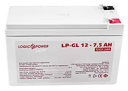 Акумуляторна батарея Logicpower 12V 7.5 Ah Silver (LP-GL 12 - 7.5 AH Silver) GEL
