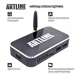 Смарт приставка Artline TvBox KMX3 - миниатюра 2 Смарт приставка Artline TvBox KMX3 - миниатюра 2